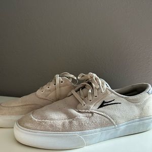 Lakai Riley 3 Mens Beige Suede Skate Inspired Sneakers Shoes SIZE 10